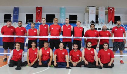 Oturarak Voleybol Erkek A Milli Takımı Karaman’da Çalışmalara Devam Ediyor