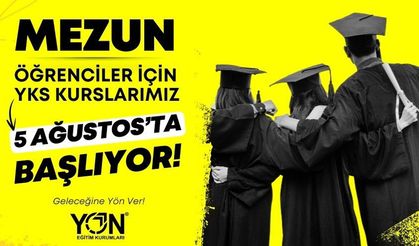 Mezuna Kalan Öğrenciler İçin YKS Kursları Başlıyor