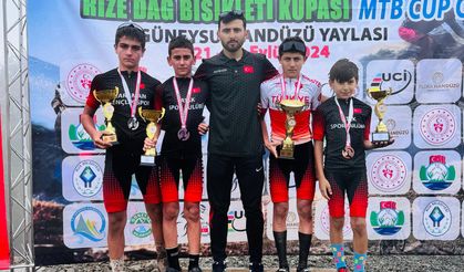 Karaman Bisiklet Takımı Rize MTB Cup’tan 4 Madalya İle Döndü