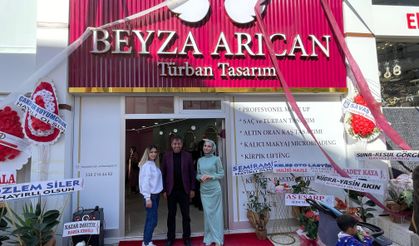 Beyza Arıcan Türban Tasarım Merkezi Açıldı