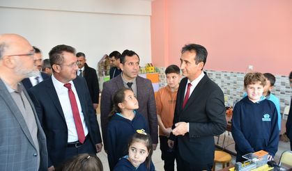 İbrahim Bey İlkokulunda Çok Yönlü Eğitim Atölyelerinin Açılışı Yapıldı