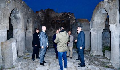 Vali Çiçekli, Binbir Kilise’de İnceleme Yaptı