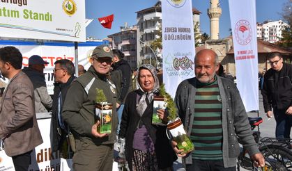 Karaman’da 5 Bin Fidan Dağıtıldı