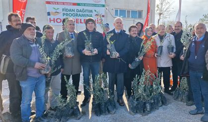 Karaman’da Üreticiye 45 Bin Adet Fidan Dağıtıldı