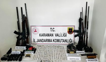 Jandarmadan Silah ve Tarihi Eser Operasyonu: 1 Gözaltı