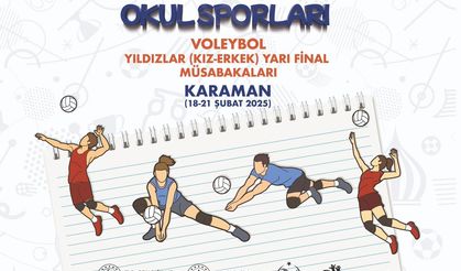 Voleybol Yarı Final Müsabakaları Karaman’da