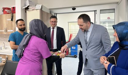 Başhekim Ay’dan Hastaneye Bayram Ziyareti