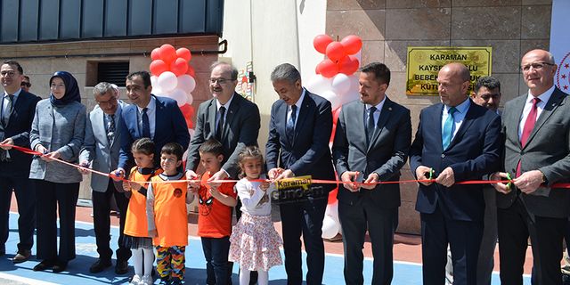 Karaman’da Bebek ve Çocuk Kütüphanesi Açıldı