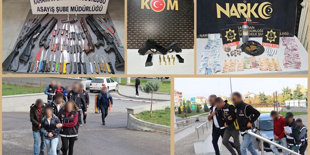 Karaman’ın Huzuru İçin Azimli Çalışma Sürüyor