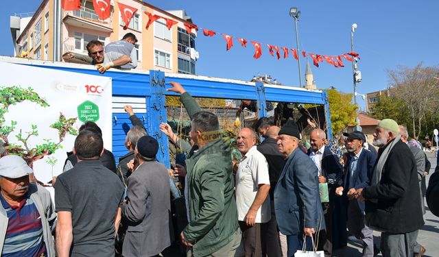 Karaman’da Fidan Dağıtım Etkinliği Gerçekleştirildi