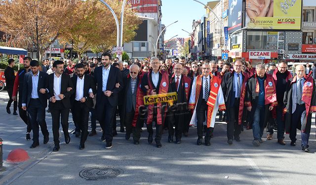 Akademisyenler Filistin İçin Yürüdü