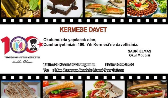 “Cumhuriyeti’mizin Yüzüncü Yılı” Kermesi Düzenlenecek