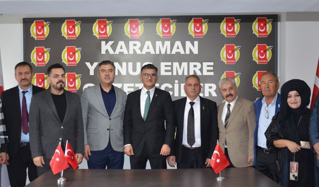 Zafer Partisinden Gazeteciler Cemiyetine Ziyaret