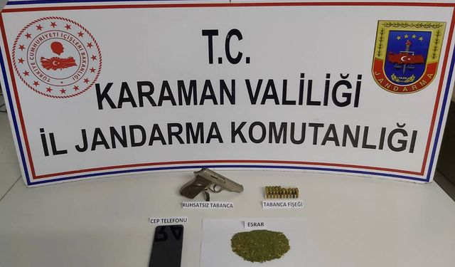 Karaman’da Jandarmadan Operasyon: 1 Gözaltı