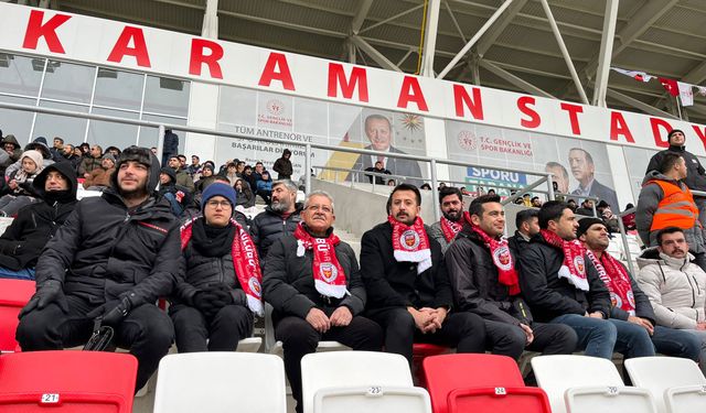 Sertçelik, Karaman Maçını Taraftarlarla Birlikte İzledi