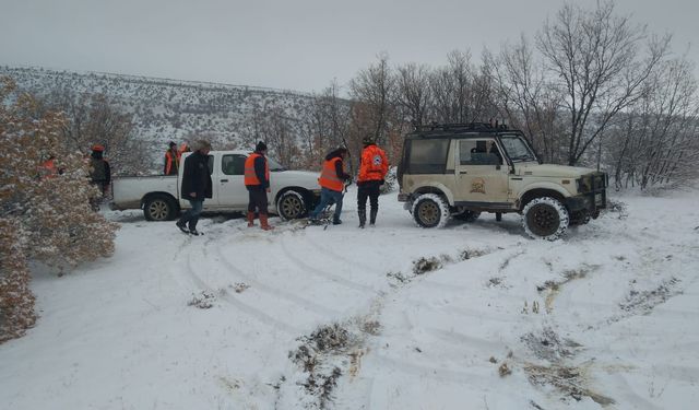 Sürek Avcıları Yeşildere Köyünde