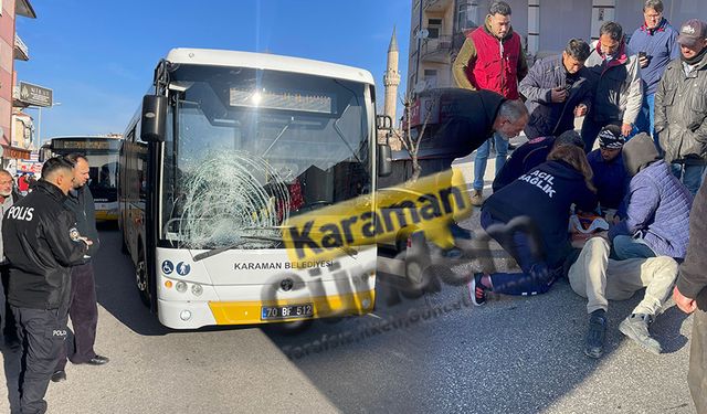 Belediye Otobüsünün Çarptığı Afgan Genç Ağır Yaralandı