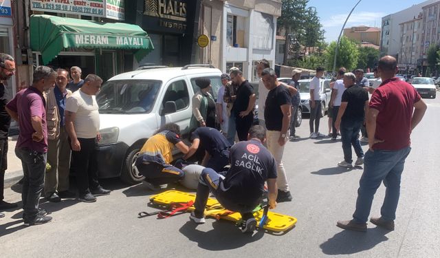 Karaman’da Otomobilin Çarptığı Kadın Yaralandı