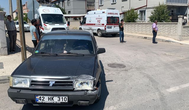 Karaman’da Vakaya Giden Ambulans Kaza Yaptı