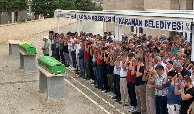 Karaman'da Öldürülen Kadın Son Yolculuğuna Uğurlandı