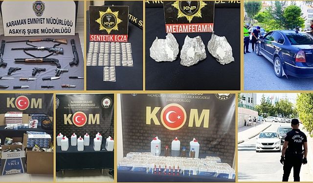 Karaman'da Bir Haftada 109 Araç Trafikten Men Edildi