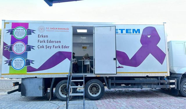 Mobil KETEM Tırı Başyayla’da Hizmete Başladı