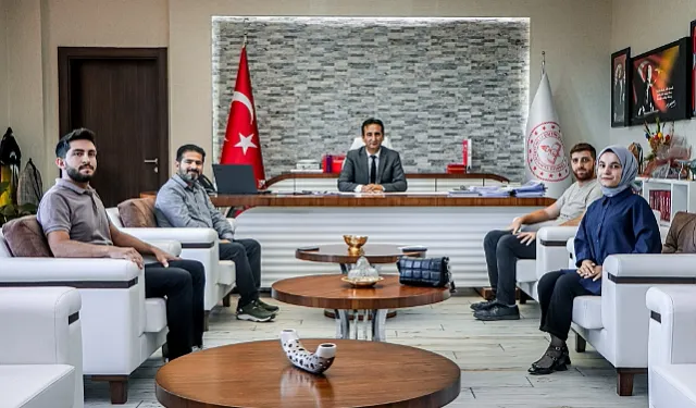 Karaman Millî Eğitim Müdürü Çalışkan'ı Ziyaret Ettiler