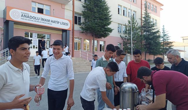 Karaman Anadolu İmam Hatip Lisesinde Kaynaşma Etkinliği