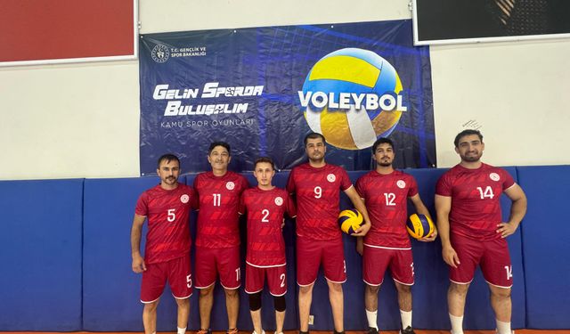 Kamu Spor Oyunları Voleybol Müsabakalarında Heyecan Devam Ediyor