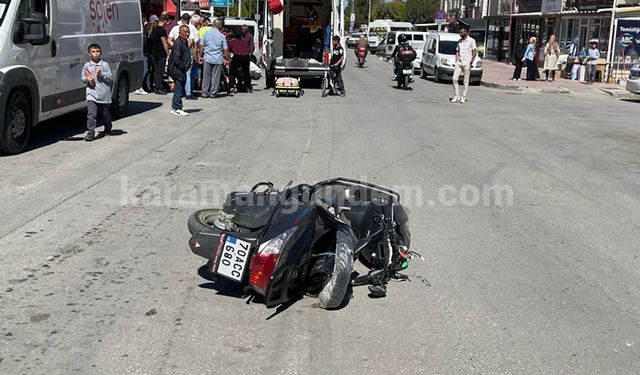 Yola Savrulan Motosiklet Sürücüsü Ağır Yaralandı