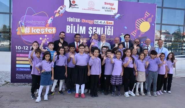 TÜBİTAK 4007 Bilim Şenliği Öğrencilerle Buluştu