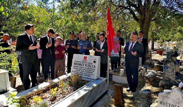 Şehidimiz Mehmet Kızılca Şehadetinin 7. Yılında Dualarla Anıldı