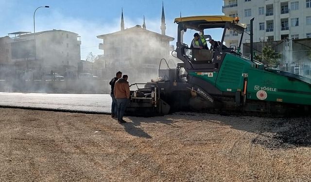 Hastane Otoparkında Asfaltlama Çalışmaları Devam Ediyor