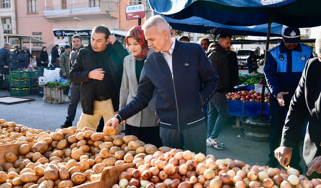 Vali Mehmet Fatih Çiçekli’den Perşembe Pazarı Ziyareti