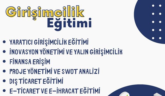 Karaman Girişimcilik Ekosisteminin Geliştirilmesi Projesi Eğitim Başvuruları Başladı