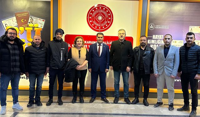 Gazetecilerden İl Müdürü Çimen’e Hayırlı Olsun Ziyareti