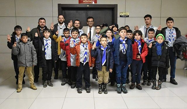 Atak İzcilik Spor Kulübü'nden İl Müdürü Mehmet Çalışkan'a Anlamlı Ziyaret