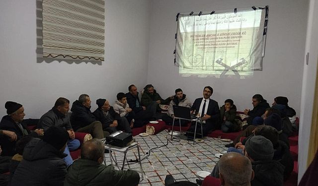 Sarıveliler’de “Kış Müminin Baharıdır” Sohbeti Düzenlendi