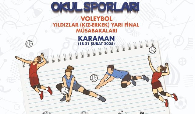 Voleybol Yarı Final Müsabakaları Karaman’da