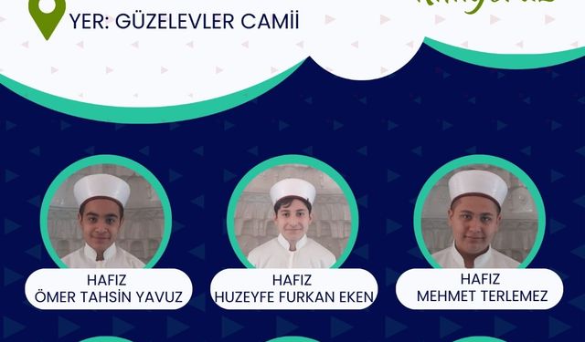 Ortaokullu Hafızlar Teravih Kıldıracak