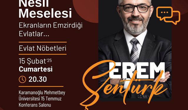 Erem Şentürk Karaman’a Geliyor