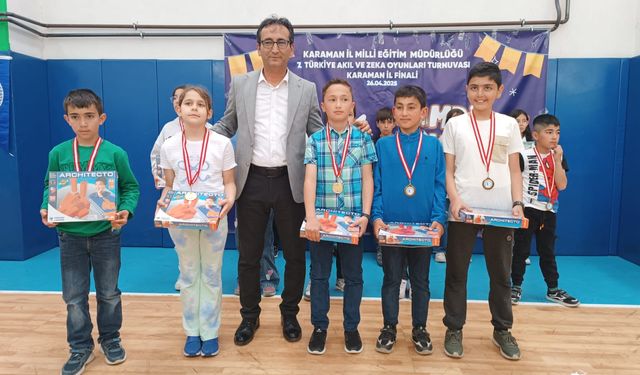 Karaman’da Akıl ve Zekâ Oyunları Turnuvası Heyecanı Yaşandı