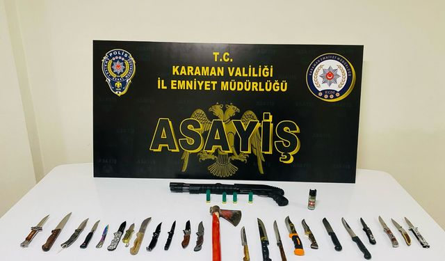 Karaman'da Gece-Gündüz Güvenlik Çalışmaları
