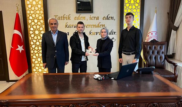 Başyayla MHP Eski İlçe Başkanı Kaymakamı Ziyaret Etti