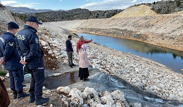 Kaymakam Çakır, Üzümlü Göleti'nde İncelemelerde Bulundu