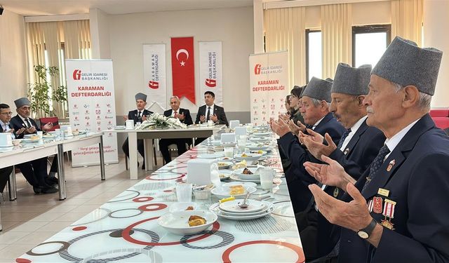 Karaman Defterdarlığı Kıbrıs gazilerini ağırladı