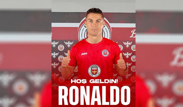 Karaman Futbol Kulübü'nün 1 Nisan Şakası: Cristiano Ronaldo Transferi