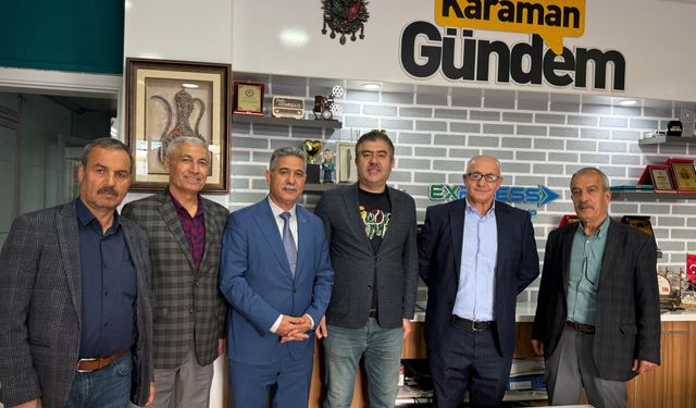 Emekli Polislerden Gazetemize Ziyaret