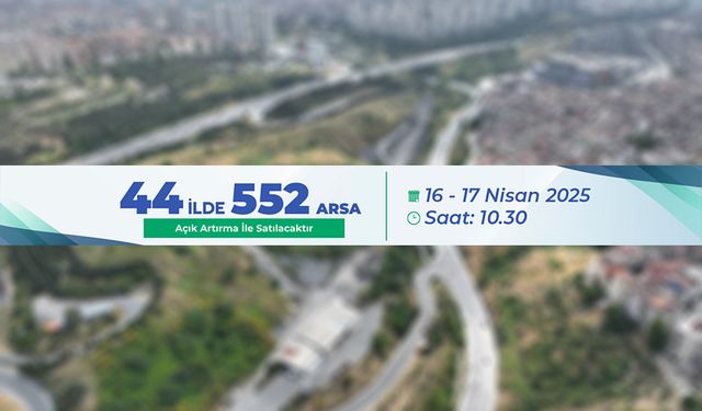 TOKİ, Karaman Dahil 44 İlde 552 Arsayı Açık Artırmayla Satışa Çıkarıyor