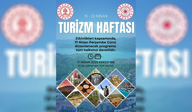Turizm Haftası'nda Ermenek'in Eşsiz Güzellikleri Sergilenecek